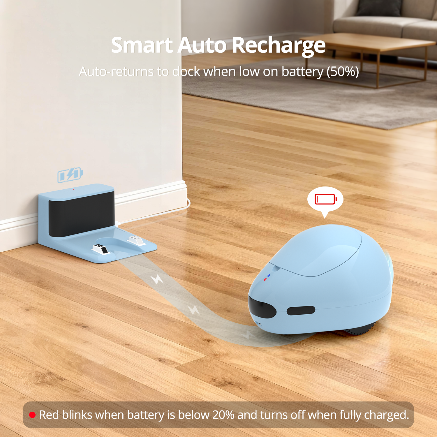 BQ75-Pet Camera Robot with Treat Dispenser & Laser Toy, HD Video, Night Vision, 2-Way Audio, Mobile Feeder for Cats & Dogs, App Control & Auto Recharge